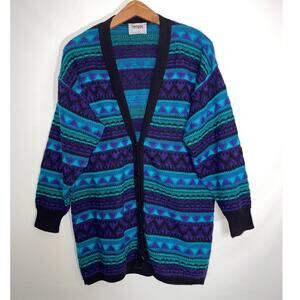 Nanook Wool Blend Cardigan - Women's Size M - Made‎ in Canada